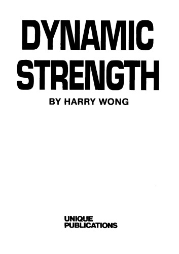Dynamic Strength Paperback Harry Wong