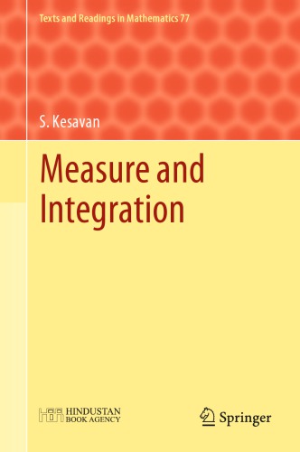 Measure And Integration 1st S Kesavan