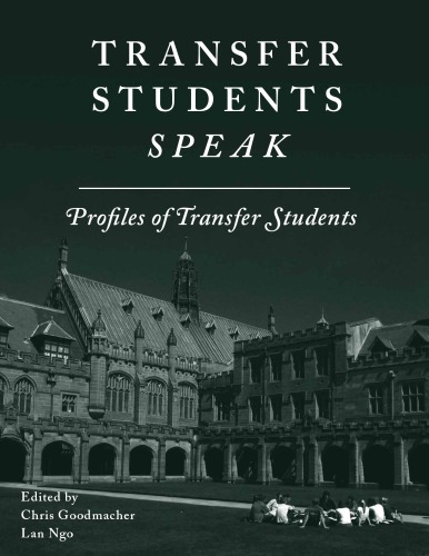 Transfer Students Speak Second Chris Goodmacher And Lan Ngo Phd