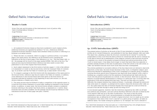 The Law And Procedure Of The International Court Of Justice Hugh Thirlway