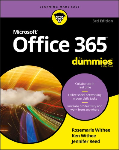 Office 365 For Dummies 3rd Edition Rosemarie Withee Ken Withee