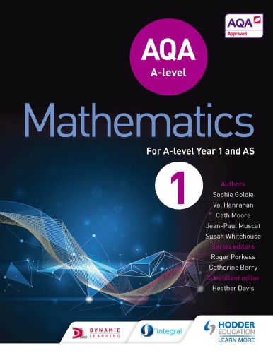 Aqa A Level Mathematics For A Level Year 1 And As Sophie Goldie