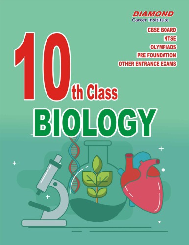 Biology For Ntse Science Olympiads Pre Foundation And Board For Class 10 X Class Best For Neet Pre Foundation Kvpy And Competitive Exams Diamond Career Diamond Teacher Experts