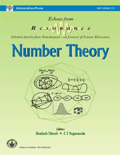 Number Theory By Shailesh Shirali Selected Articles From Resonance A Journal Of Science Education Shailesh Shirali