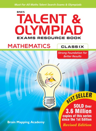 Talent And Olympiad Exams Resource Book Class 9 Math Brain Mapping Academy Hyderabad For Iit Jee Foundation Practice Test Series Brain Mapping Academy Hyderabad Expert Teachers