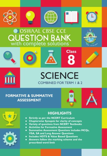 Cbse Cce Question Banks For Science Class 8 Eighth Viii Term 1 And 2 Combined With Hots Questions And Answers Oswaal Oswaal Expert Teachers