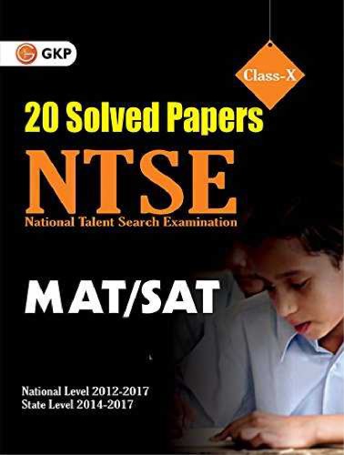 Ntse 20 Solved Papers Sat Mat National Level 20122017 State Level 20142017 G K Publications G K Publications Expert Teachers