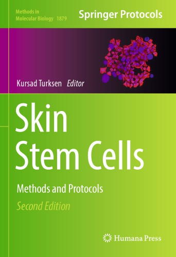 Skin Stem Cells Methods And Protocols Hardcover Kursad Turksen