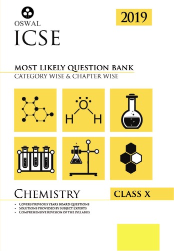 Most Likely Question Bank For Chemistry Icse Class 10 Standard X Oswal Publishers Oswal Teachers