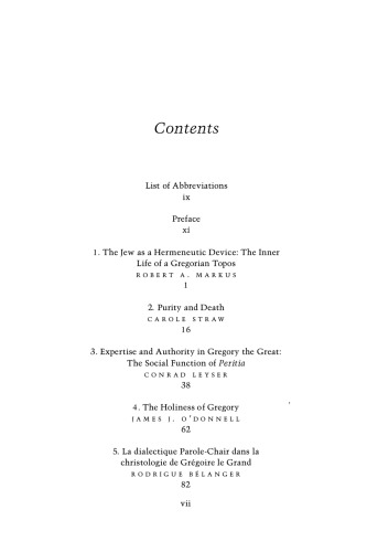 Gregory The Great A Symposium John C Cavadini Editor