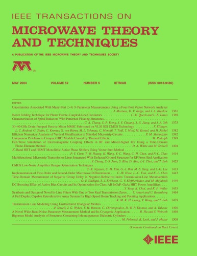 Ieee Mttv052i05 200405 5th Edition Fantomasping