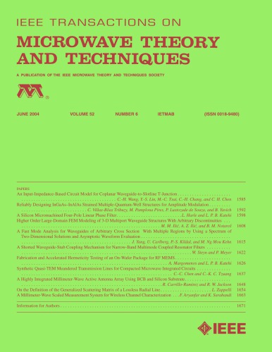 Ieee Mttv052i06 200406 6th Edition Fantomasping