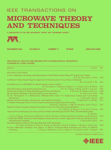 Ieee Mttv052i11 200411 11th Edition Fantomasping