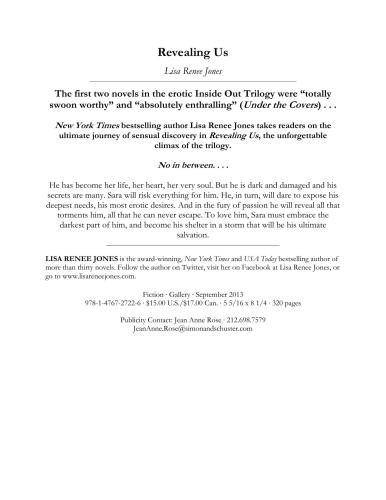 Revealing Us Jones Lisa Renee