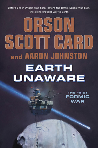 Earth Unaware Card Orson Scott Johnston Aaron