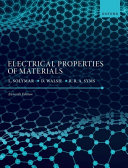 Electrical Properties Of Materials 11th Edition 11th Edition Laszlo Solymar