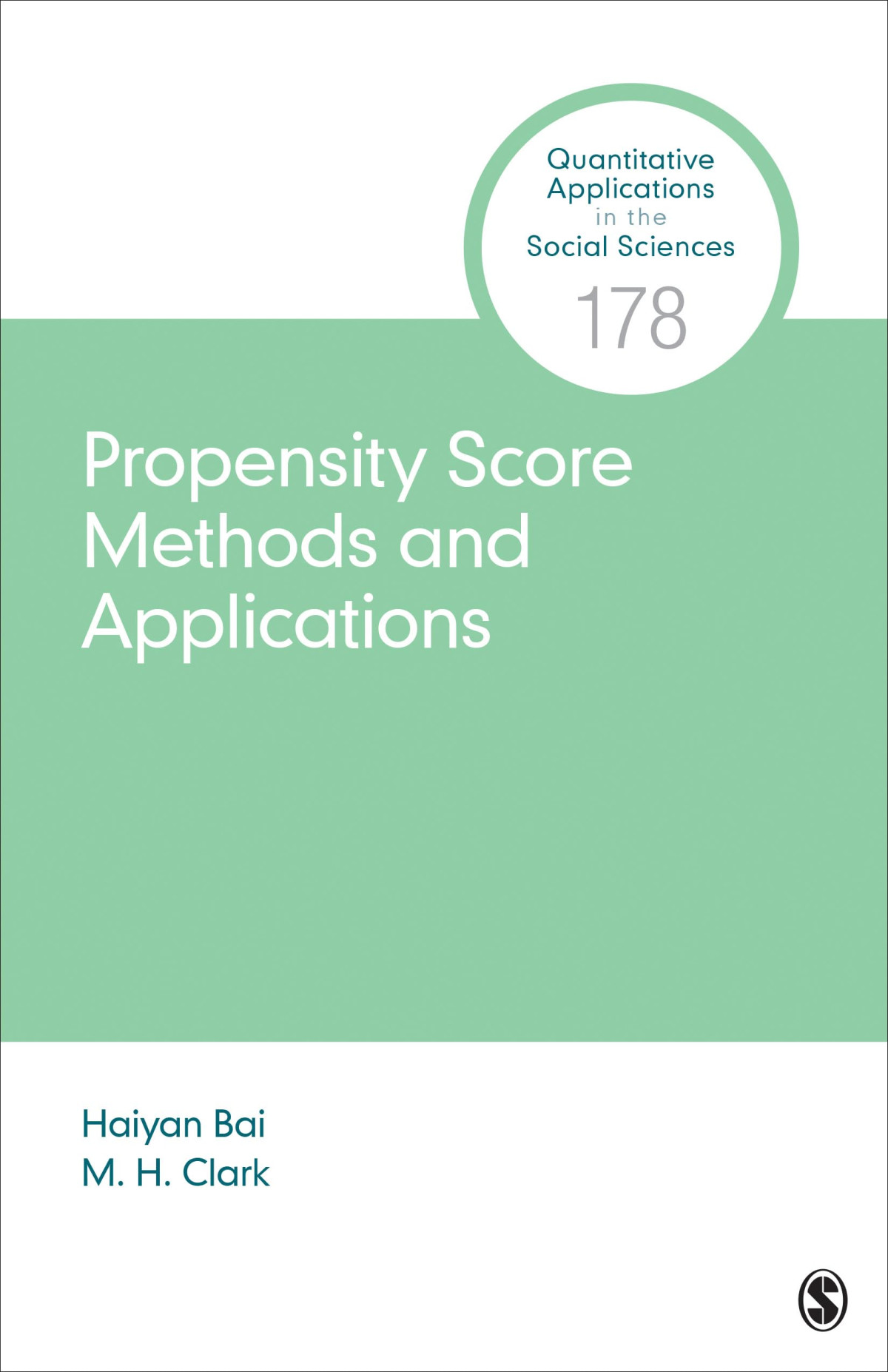 Propensity Score Methods And Applications 1st Edition Haiyan Bai