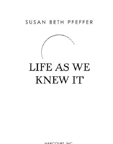 Life As We Knew It Pfeffer Susan Beth