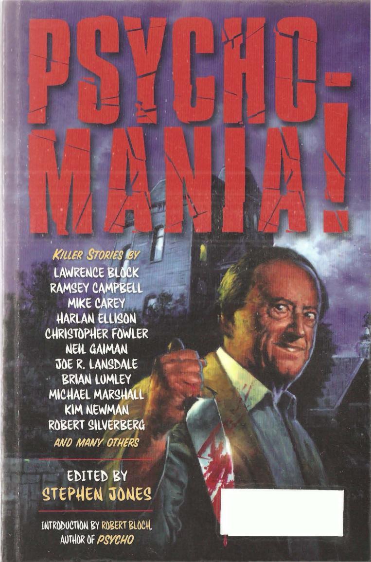 Psychomania Jones Stephen Editor