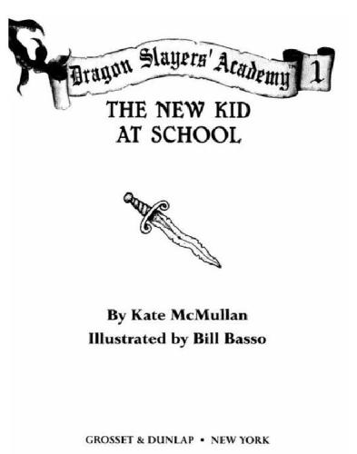 The New Kid At School Mcmullan Kate