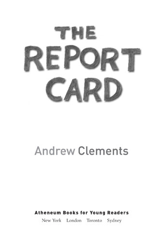 The Report Card Clements Andrew