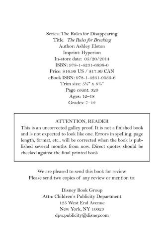 The Rules For Breaking Elston Ashley