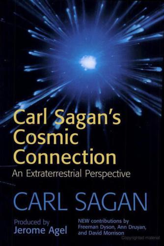 The Cosmic Connection An Extraterrestrial Perspective Sagan Carl