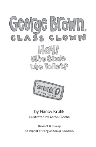 Hey Who Stole The Toilet Krulik Nancy