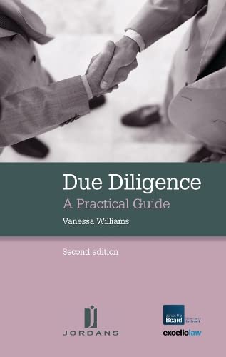 Due Diligence A Practical Guide 2nd Edition Vanessa L Williams