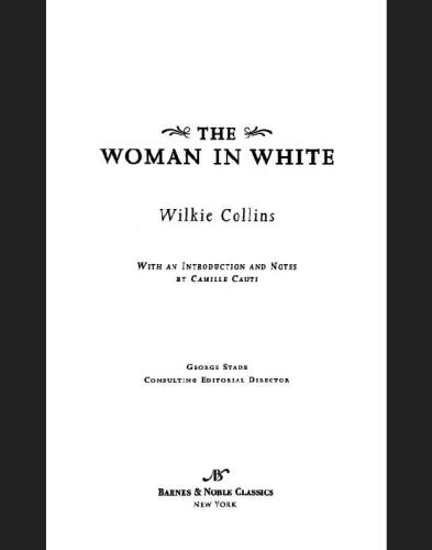 The Woman In White Collins Wilkie