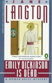 Emily Dickinson Is Dead Langton Jane