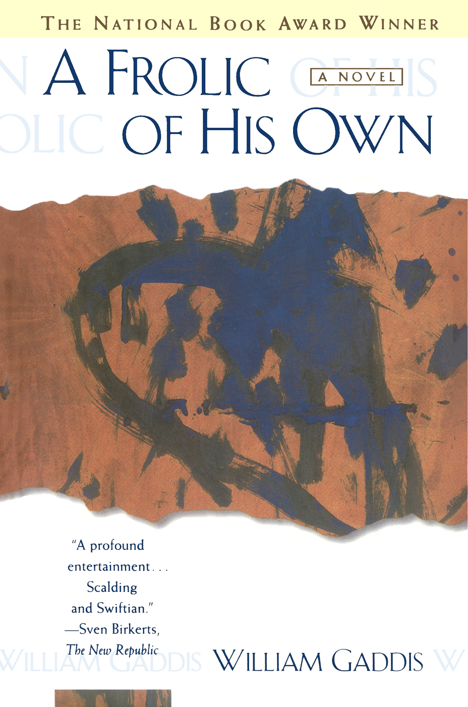 A Frolic Of His Own Gaddis William