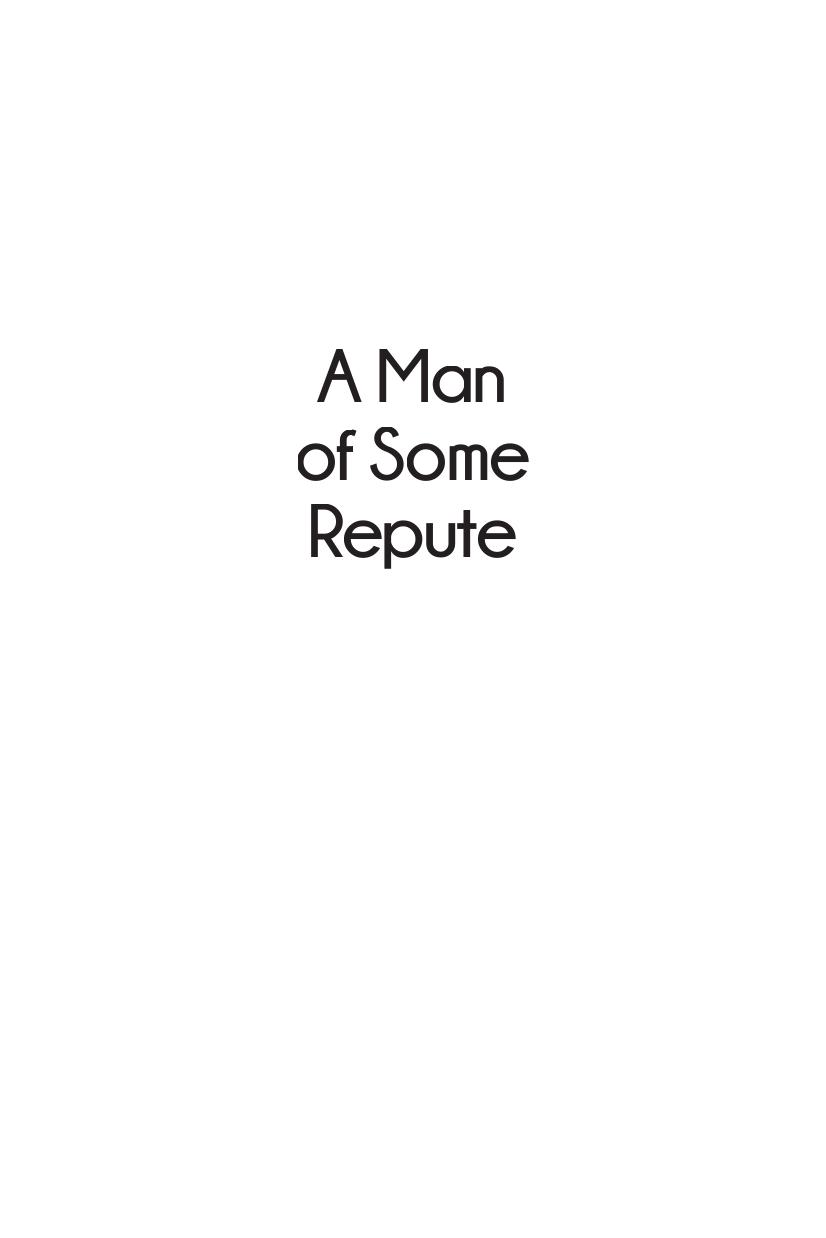 A Man Of Some Repute A Very English Mystery Edmondson Elizabeth