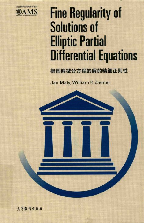 Fine Regularity Of Solutions Of Elliptic Partial Differential Equations 1st Edition Jan Malpwilliam P Ziemer