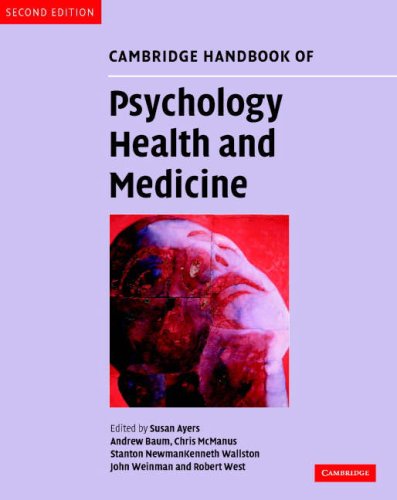 Cambridge Handbook Of Psychology Health And Medicine 2nd Edition Susan Ayers