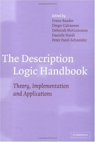 The Description Logic Handbook Theory Implementation And Applications 1st Franz Baader