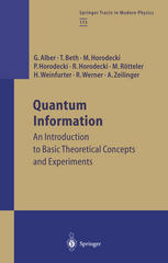 Quantum Information An Introduction To Basic Theoretical Concepts And Experiments 1st Edition Gernot Alber