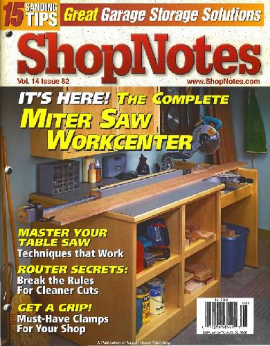 Woodworking Shopnotes 082 The Complete Miter Saw Workcenter 82th Edition