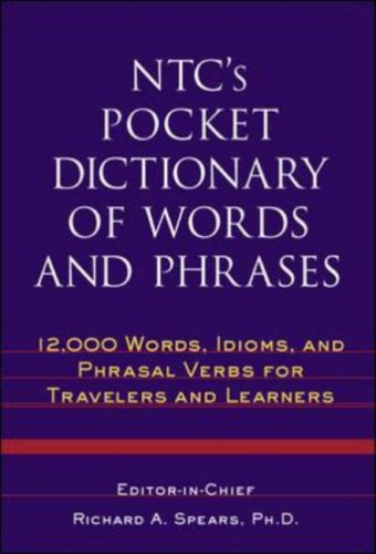 Ntcs Dictionary Of Words And Phrases 1st Edition Richard A Spears