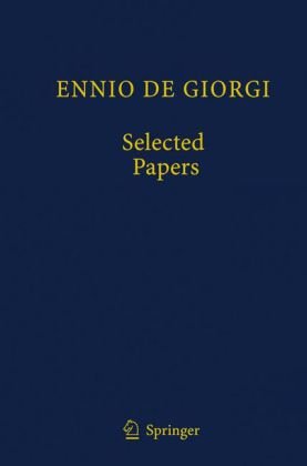 Selected Papers 1st Edition Ennio De Giorgi Et Al