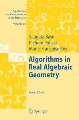 Algorithms In Real Algebraic Geometry 2nd Ed Saugata Basu Richard Pollack