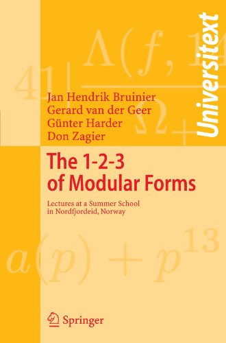 The 123 Of Modular Forms Lectures At A Summer School In Nordfjordeid Norway 1st Edition Jan Hendrik Bruinier
