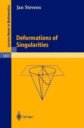 Deformations Of Singularities 1st Edition Jan Stevens Auth
