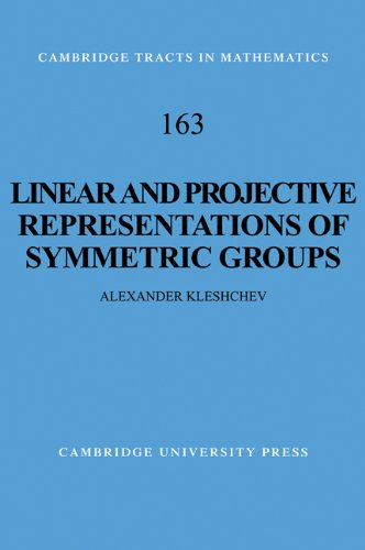 Linear And Projective Representations Of Symmetric Groups 1 Reissue Alexander Kleshchev