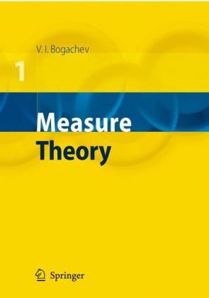 Measure Theory 1st Edition Vladimir I Bogachev