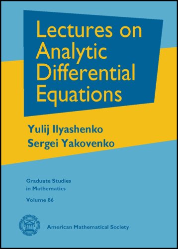 Lectures On Analytic Differential Equations Web Draft Yulij Ilyashenko