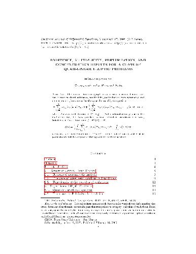 Existence Multiplicity Perturbation And Concentration Results For A Class Of Quasilinear Elliptic Problems Squassina M