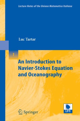 An Introduction To Navierstokes Equation And Oceanography 1st Edition Luc Tartar Auth
