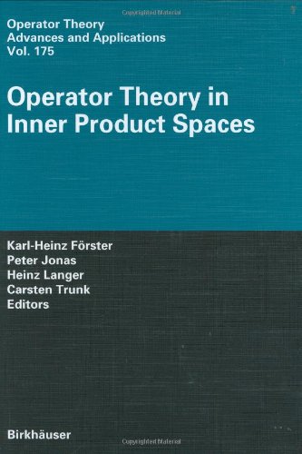 Operator Theory In Inner Product Spaces 1st Edition Karlheinz Frster