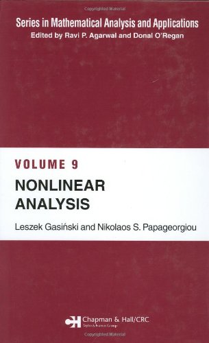 Nonlinear Analysis 1st Edition Leszek Gasinski Nikolaos S Papageorgiou
